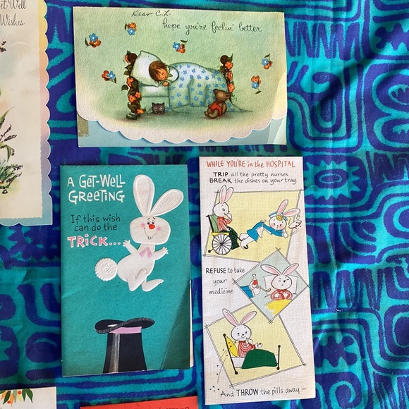 9 Vintage 1960’s Child’s Get Well Cards Previously Owned, Fresh From the Attic! - Picture 4 of 11